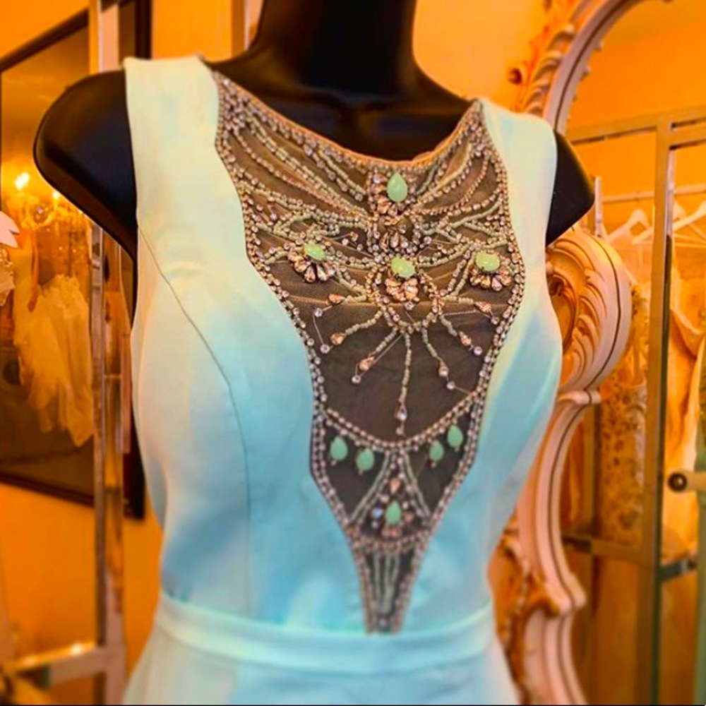 Evening gown.